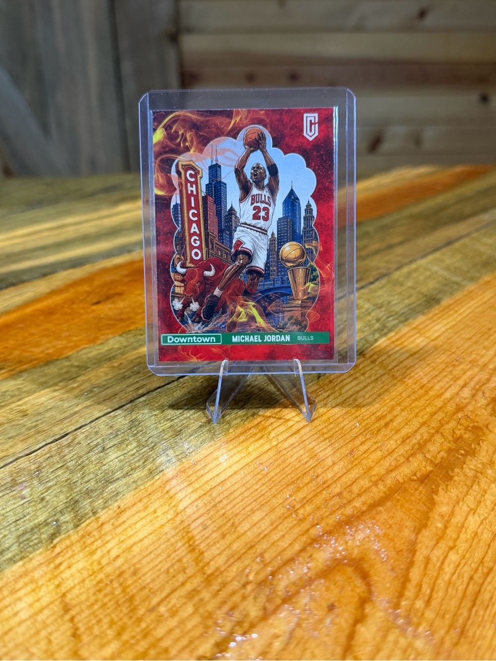 Michael Jordan Chicago Bulls Custom Basketball Trading Card